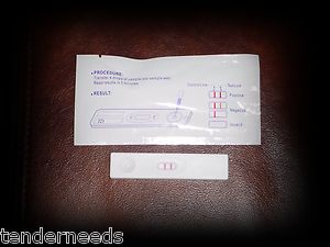 NIB (25) Wondfo Early Result HCG Pregnancy Tests CASSETTES *FREE GIFT*