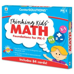 Carson Dellosa Publishing Company Thinking Kids Math Cards Pre K and 