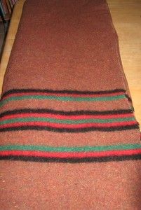Pendleton Vintage Cayuse Trade Blanket Wool 1930 1942 Label