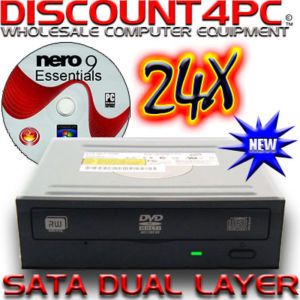   SATA CD DVD±R±RW Burner Drive with Nero Software Cables