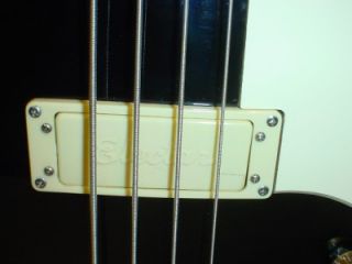 Epiphone Jack Casady Signature 4 String Bass Guitar Ebony w Original 