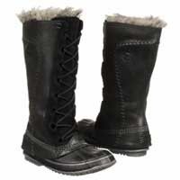 New Black Pewter Sorel Cate the Great Boots 8