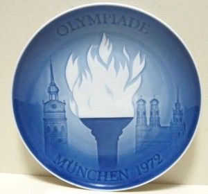 Bing Grondahl Limited Edition Plate Olympic Games Munich Germany in 
