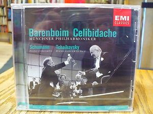   Tchaikovsky Piano Concertos Barenboim Celibidache Live EMI