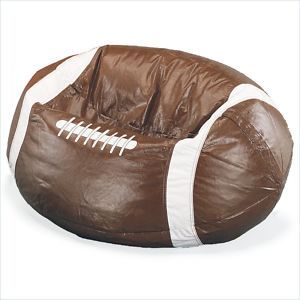 Elite Sport Vinyl Football Chair Bean Bag