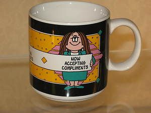 Cathy Guisewite Studio Now Accepting Compliments Mug