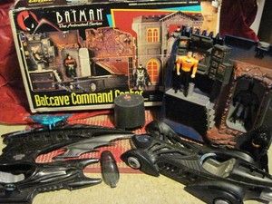   Batman Batcave Command Center Box 2 Batmobiles Incomplete