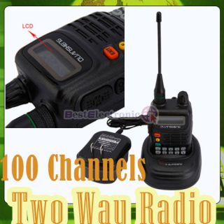 LCD Walkie Talkie 25kHz 12 5kHz 100 Channel 2 Way Radio