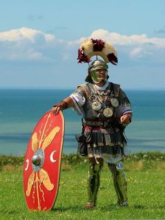 Tin 54mm Toy Figure Soldier Warrior Rome Centurion