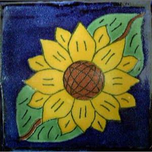 20 Mexican Accent 1x 1 Tiles Folk Art Mosaic Mix
