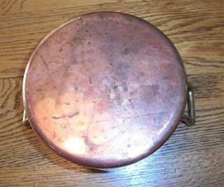 Centuria Baumlin Made in France Saute Pan N Mini Pot Copper Tin Brass 