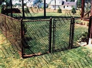Brown Chain Link Fence Walk Gate Chose Your Size