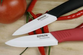 RIMON Ceramic Knife Complete Set 3 7 5 Knives Black