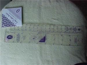 My Favorite Log Cabin Ruler 3 4 and 1 1 2 Strip Sizes
