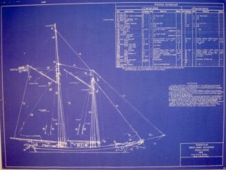 Great Lakes Schooner Challenge 1852 Blueprint Plan 2PGS