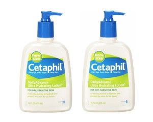 Cetaphil Daily Advance Ultra Hydrating Lotion 2 16 oz Pump Bottles 