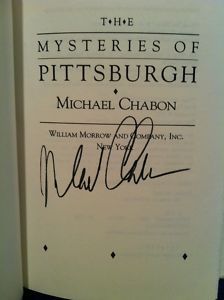 THE MYSTERIES OF PITTSBURGH Michael Chabon SIGNED First Edition First 