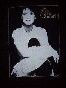 Celine Dion Falling Into You Around the World T shirt Size XL