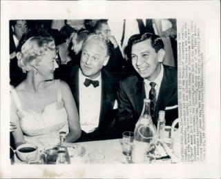   Jack Webb, Charles Farrell and Dorothy Towne. February 12, 1954