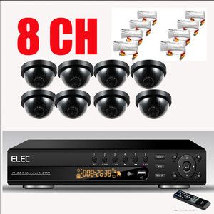 CH CHANNEL H 264 REAL TIME surveillance Security CCTV KIT DVR night 