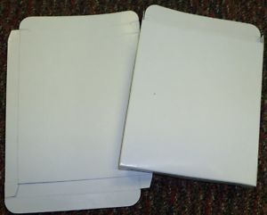500 1 2 White Cardboard CD Case Mailer SHIP Box JS7