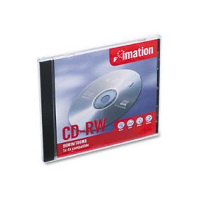 Imation CD RW Disc 700MB 80min 4X w Slim Cases Silver