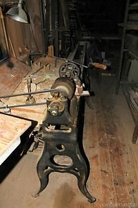    Antique Charles Wilder Wood Lathe Fitchburg Mass MA 2 72 Sections