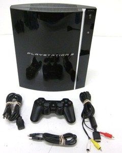 SONY PLAYSTATION 3 CECH L01 VIDEO GAME CONSOLE PS3 SYSTEM BLACK 80GB 