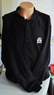   WINDSHIRT ~ LARGE/BLACK Microsuede jacket/shirt St Charles Club