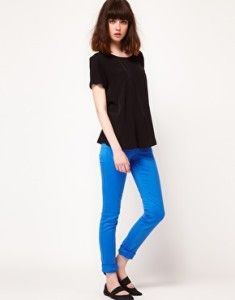 NEW 2012 Cheap Monday High Waist Skinny Jeans in Blue 26/25/32