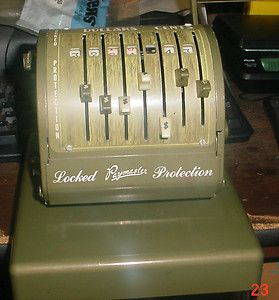   Vintage Pay Master Column Check Writer Printer x 550 Works