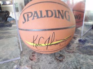 Kevin Johnson Signed Basketball Plus Charles Barkley Signature 2 Super 