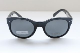 Celine Audrey SC1747 Black Polarized Sunglasses Color 700P Rihanna New 