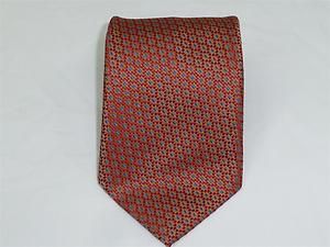 Charvet Place Vendôme Mens 100% Silk Red Polka Dot Necktie, Tie,Made 