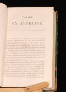 1873 CHATEAUBRIAND Voyages America Travel FRENCH