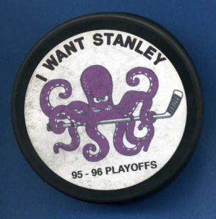Detroit Red Wings I Want Stanley 95 96 Hockey Puck