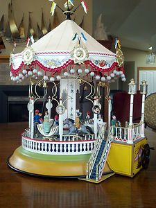 Marklin Wind Up Fairground Carousel 16121 Excellent Condition
