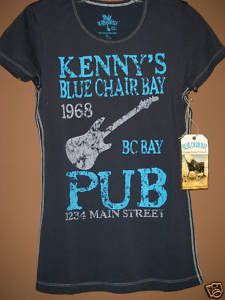 Kenny Chesney Blue Chair Bay Ladies Navy Tee s XL