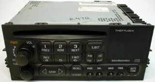 2002 Chevrolet Avalanche 2500 Original Radio CD Player