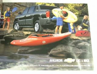 2003 03 Chevrolet Chevy Avalanche Brochure 1500 2500