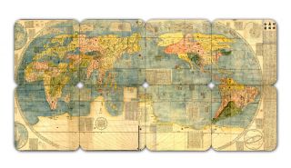 Great Universal Geographic Map Coaster Set of China