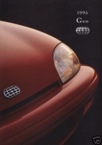 1995 Chevrolet Chevy Geo Metro Tracker Sales Brochure