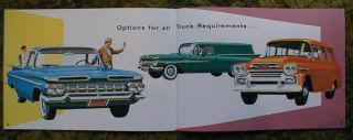 1959 Chevrolet Truck Accessories Sales Brochure 59