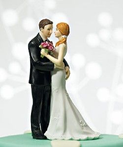 cheeky couple my main squeeze wedding cake topper