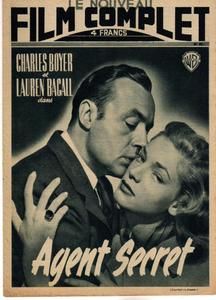 Lauren Bacall Charles Boyer Secret Agent Film Complet Magazine 1947 