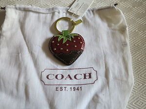 Chocolate Covered Strawberry Fob King Ring New 62938