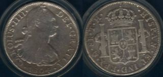 1804 ISSUE *MEXICO CITY* MINT MARK  M   CHARLES IIII SILVER TH 8 