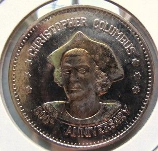 christopher columbus double eagle america coin token
