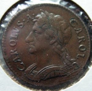 1675 Charles II Farthing S3394 Very Nice Choice Coin