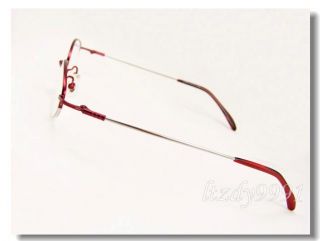   TITANium Kids Half Rim EYEGLASS FRAME Childrens Glasses RX S878 NEW